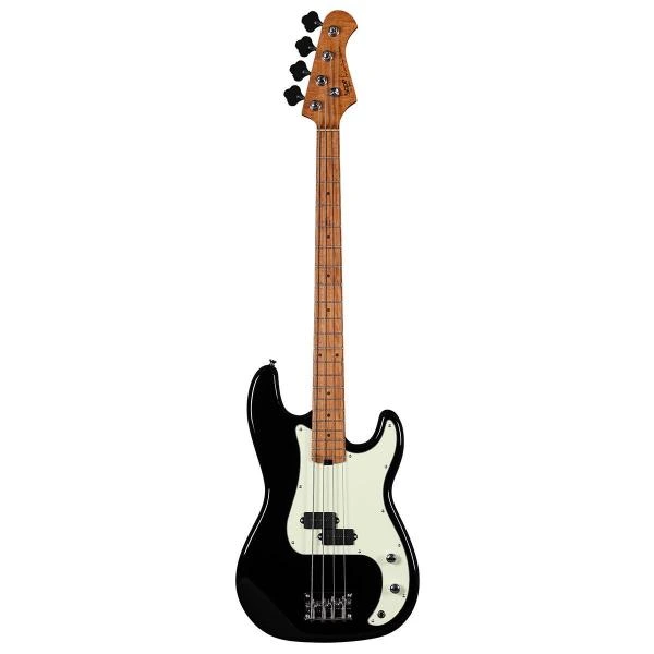 Sqoe SPB600 BK Precision Bass Guitar 4 Strings, Black
