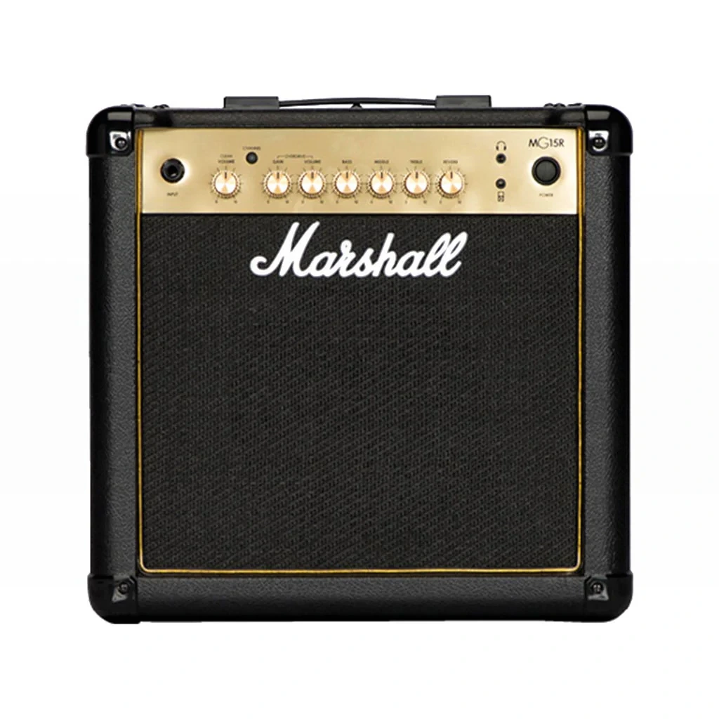 Marshall MG15GR Gold Series 15W Guitar Combo W/ Reverb Amplifier (MG15R)