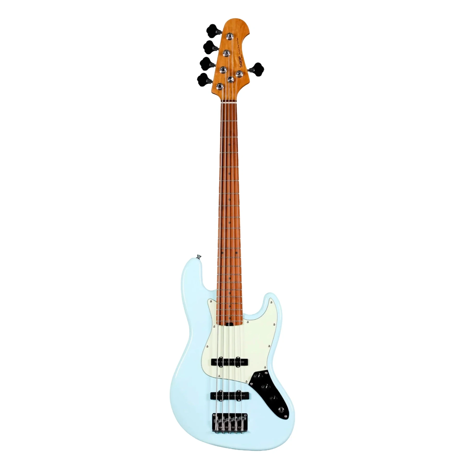 Sqoe SJB650 BL 5-String Jazz Bass Guitar – Sky Blue