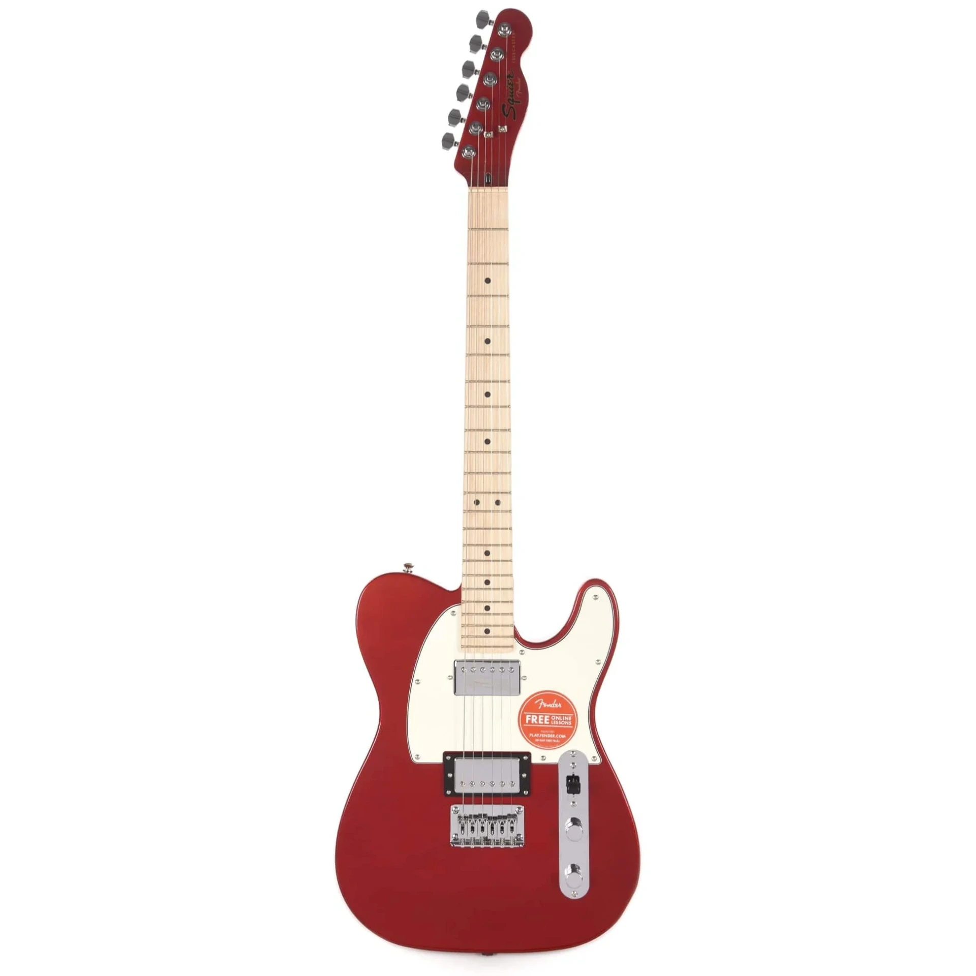 [3343] Squier Contemporary Telecaster HH Maple Neck Dark Metallic Red