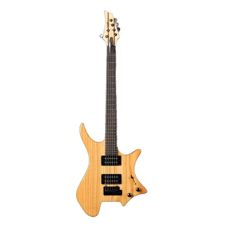 [3531] Sqoe SEIB750 Steinberg Style HH Electric Guitar – Natural