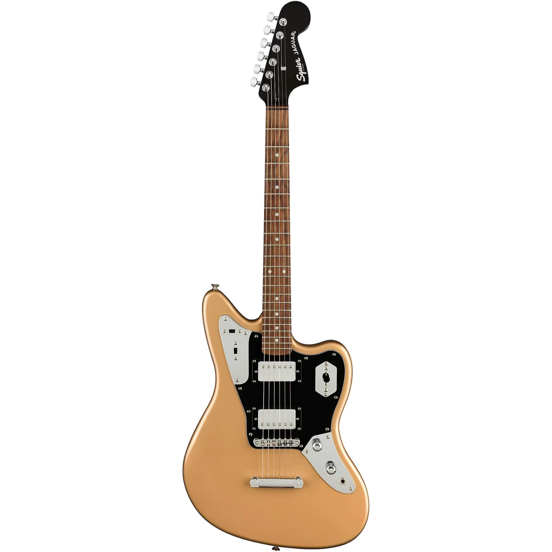 [3621] Squier Contemporary Jaguar HH ST Electric Guitar Shoreline Gold
