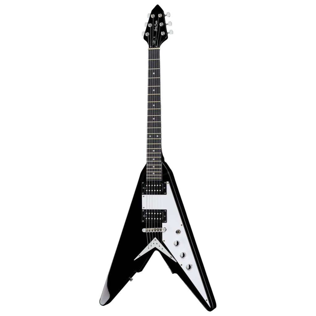 [3630] Harley Benton Flying V Victory-BK Classic Series, Black