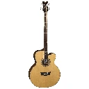 Dean EABC Acoustic / Electric Bass Guitar 4 Strings With EQ - Satin Natural