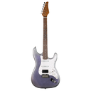 Sqoe SEST700 VTS Glitter Super Stratocaster HSS Electric Guitar w/Alter Switch, Purple Ice Flower