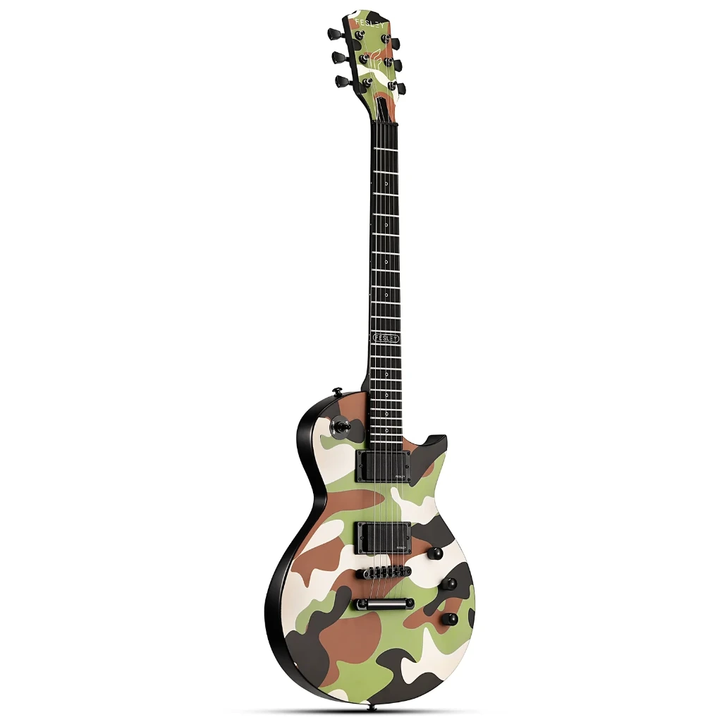 [976] FESLEY FLP400-Camouflage 39" LP Electric Guitar Les Paul Design ( FLP 400 )