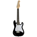 Harley Benton ST-Shorty 3/4 Size Electric Guitar, Gloss Black ( ST-Junior )