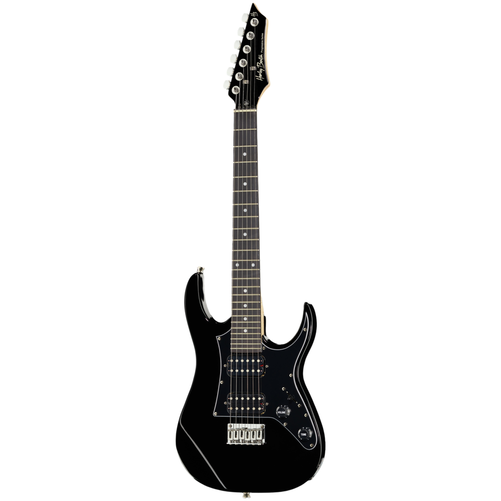 [6319] Harley Benton RG-Junior 3/4 Size BK Rock Series Electric Guitar, Black
