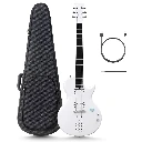 Enya Nova Go Sonic Electric Guitar, Built-In Speaker, Smart Guitar - White