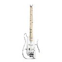 Donner HUSH-X Electric Guitar Kit, Travel Compact Guitar Build in Effect, White