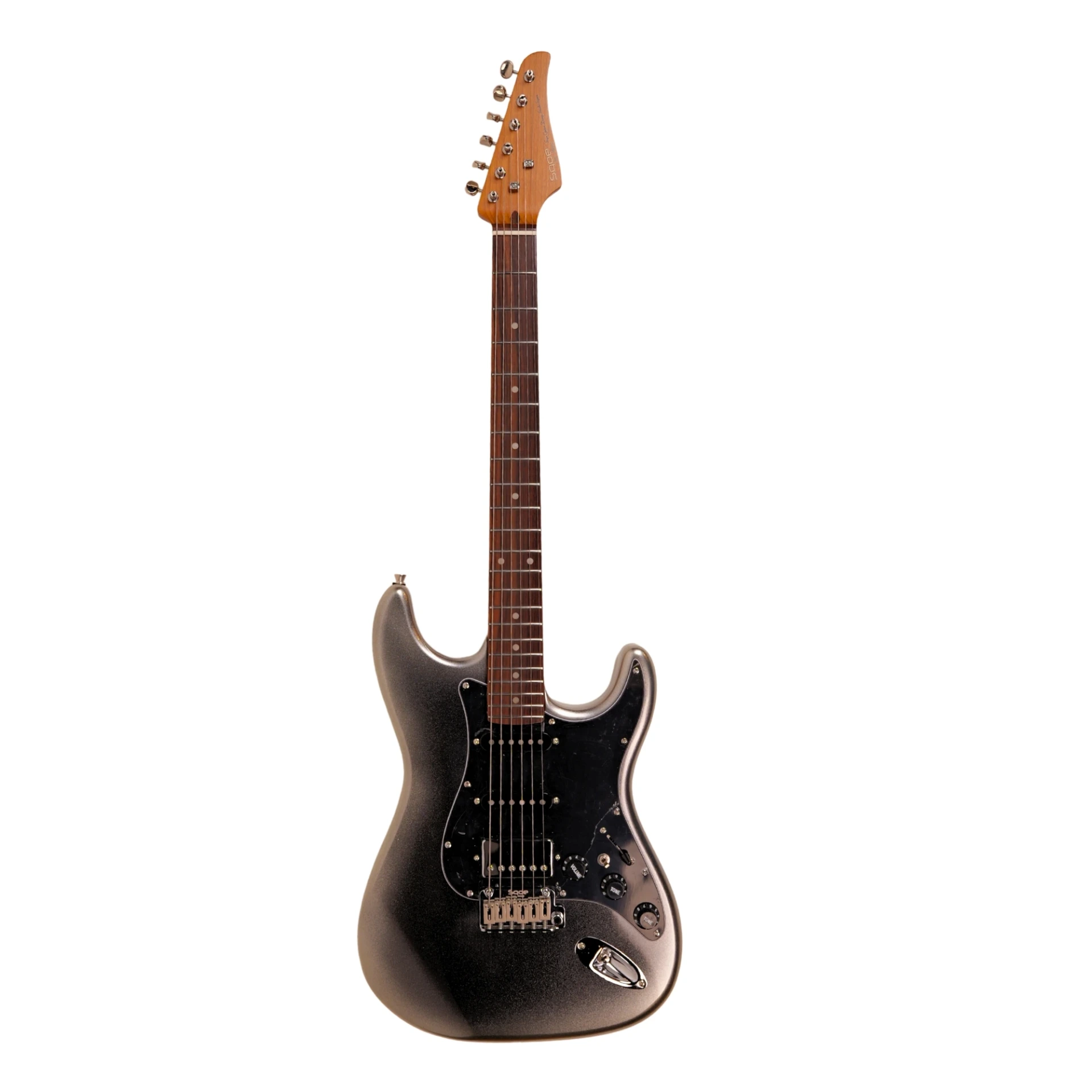 Sqoe SEST700 VBK Glitter Super Stratocaster HSS Electric Guitar w/Alter Switch - Midnight Black Gradient