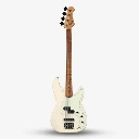 Sqoe SPB600 WH Precision Bass Guitar 4 Strings, White